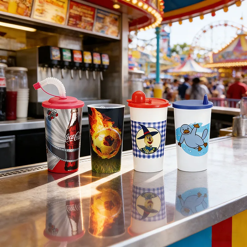 500ml utskriftsplastmugg