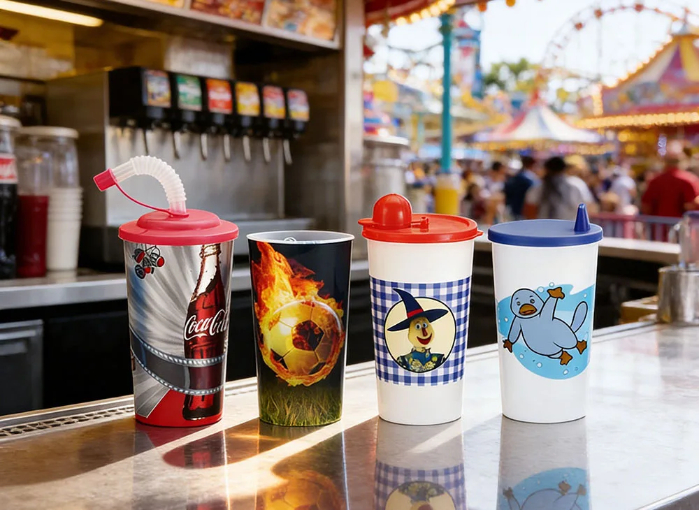 500ml Printing Plastic Cup